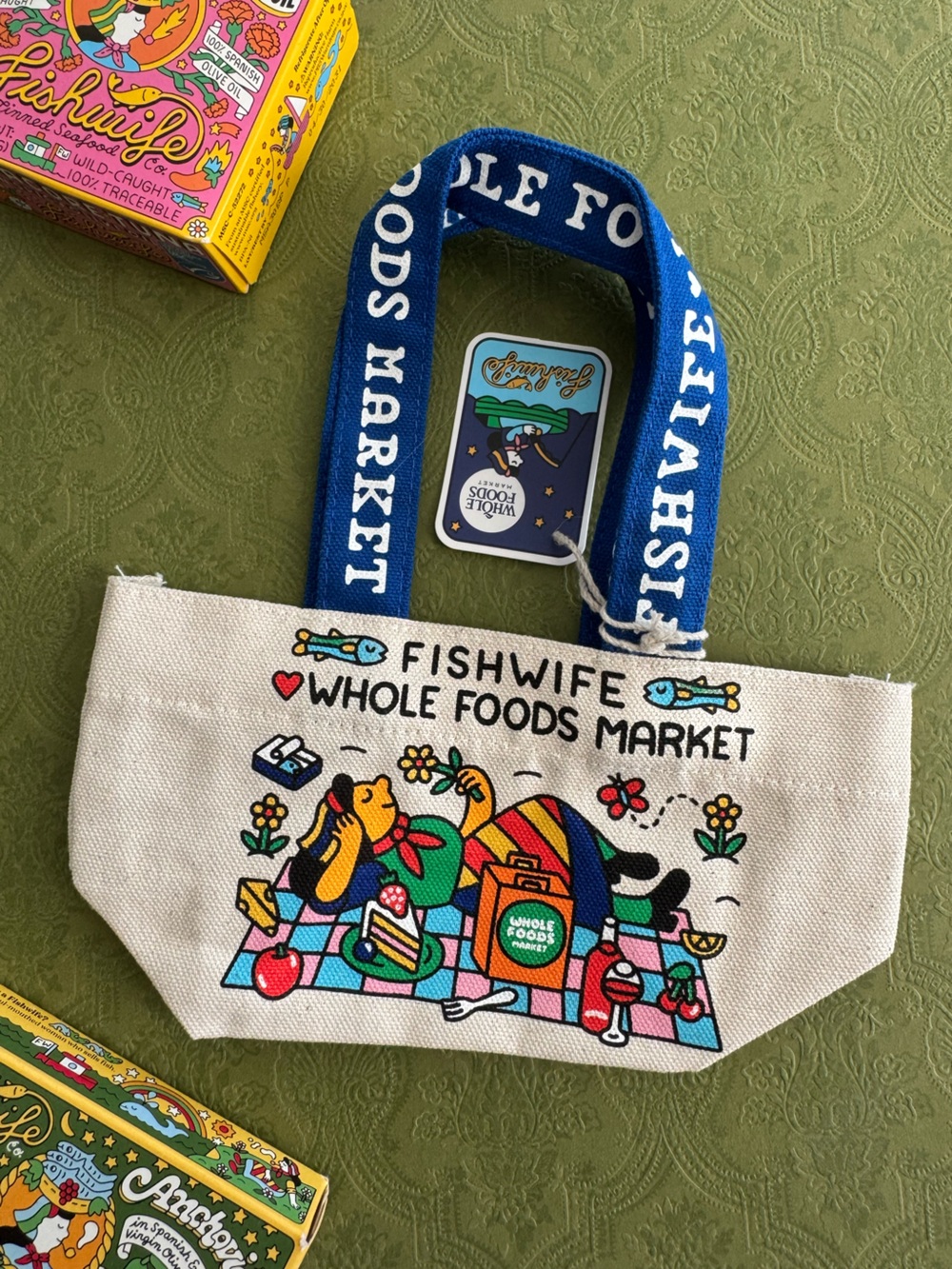 NWT Fishwife x Whole Foods Market Mini Bag